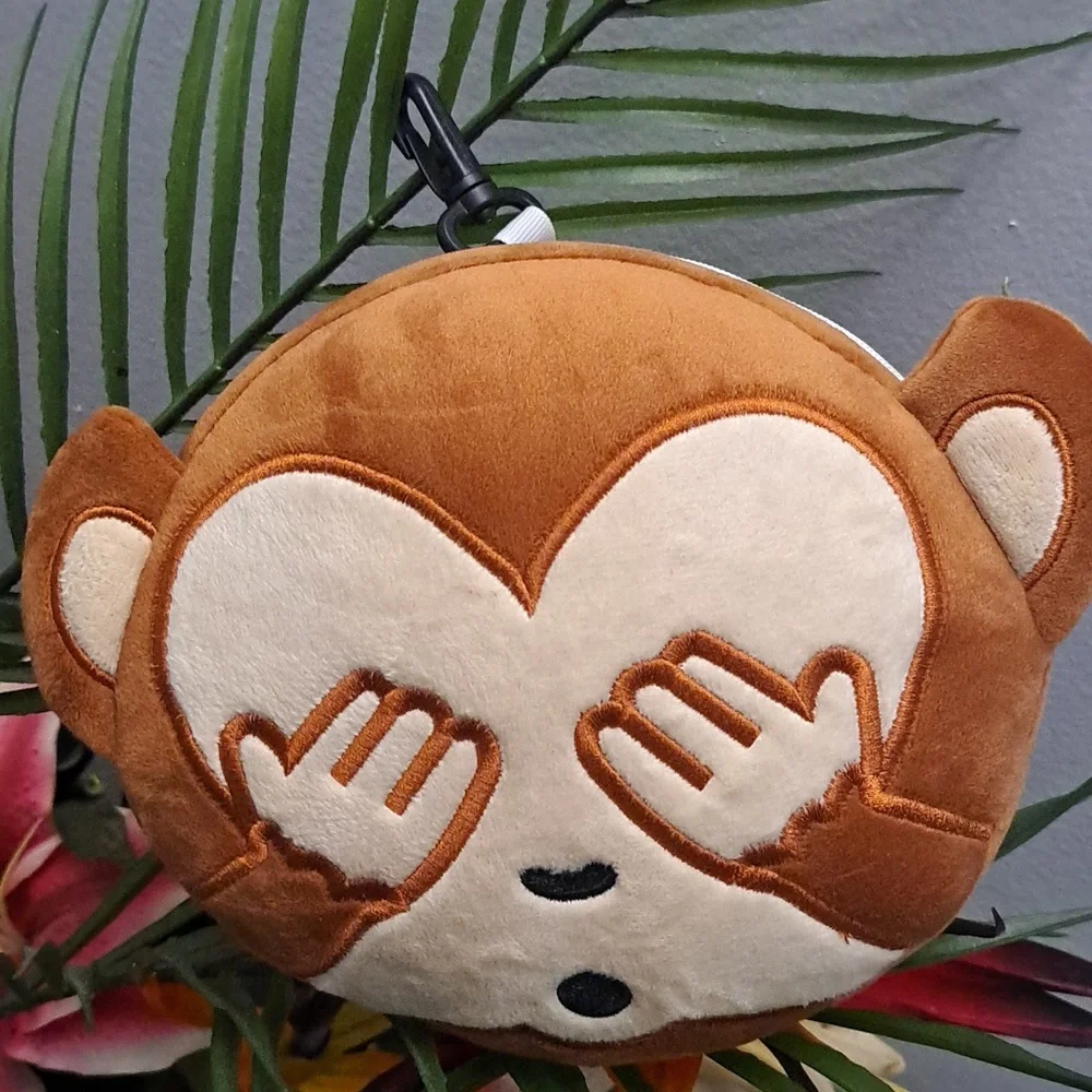 Monkey Sleep Mask + Neck Pillow Compact Space-saving Design Perfect For Travel